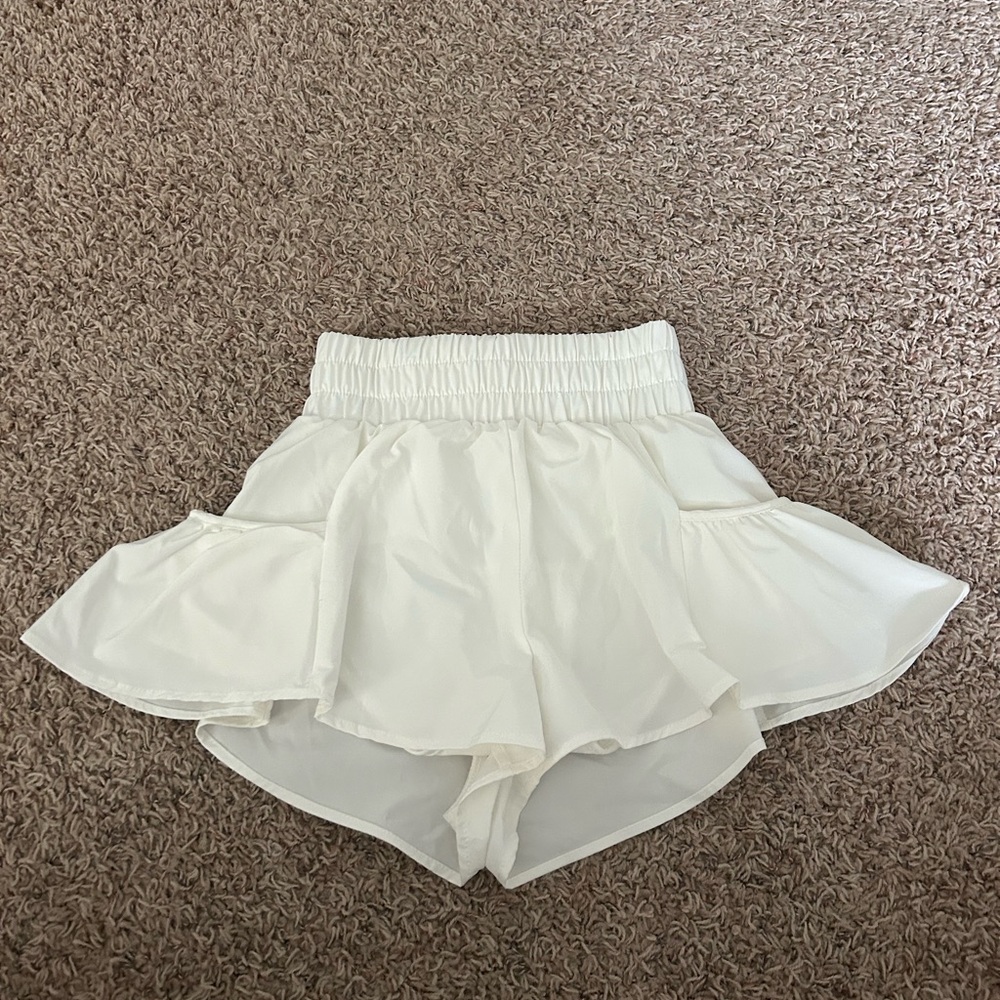 White Athletic Shorts